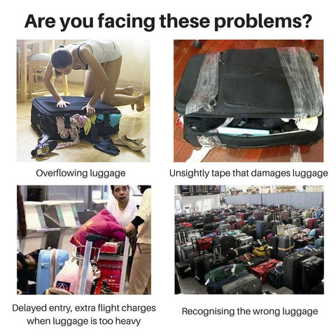 Shoppy Luggage Strap with Scale-Shoppy