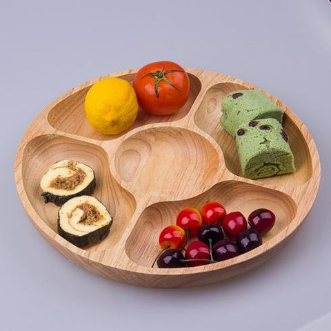 Shoppy Round Wood plate-Home-Shoppy