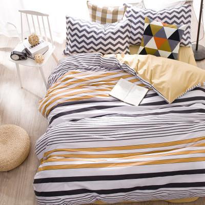 Shoppy Strippe Bedsheet Set-Shoppy