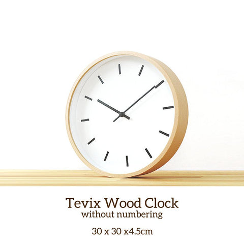 Shoppy Tevix Wood Clock-Shoppy