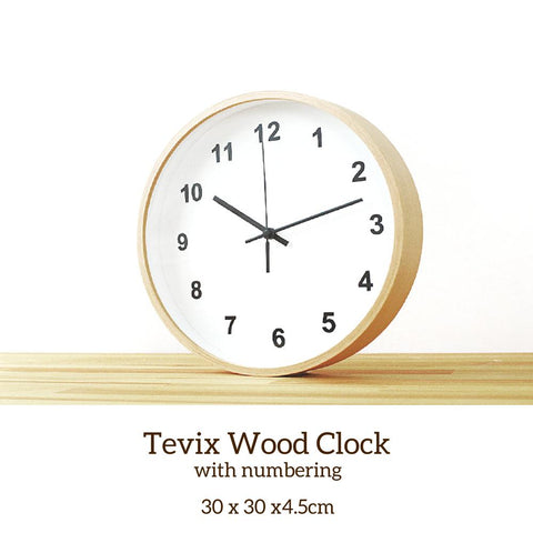 Shoppy Tevix Wood Clock-Shoppy