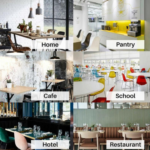 Shoppy Uii Waterproof Table Mat 6pc Set-Kitchen-Shoppy