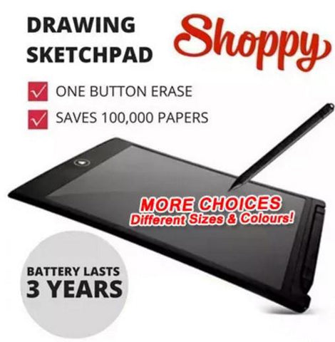 Shoppy Write Draw Sketch Pad Tablet  Shoppy