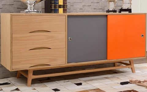 Solid Wood Living Room Cabinet-Living Room Cabinet-Shoppy