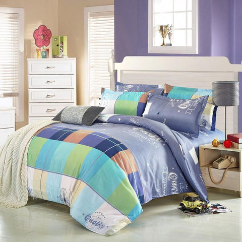 Ternet Quilt Cover Bedsheet Set-Home-Shoppy
