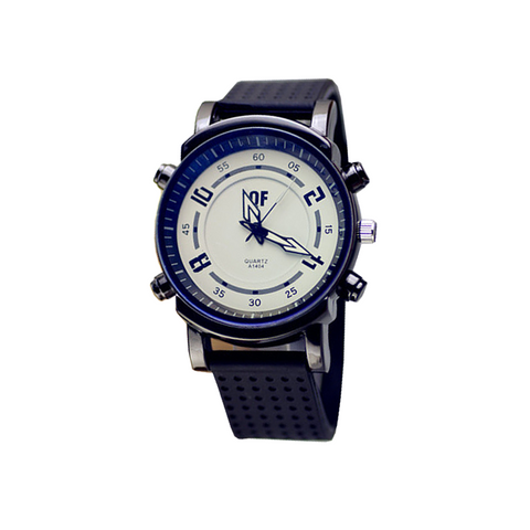 The Gerat Decorative Rubber Strap Watch (White)-Fashion-Shoppy