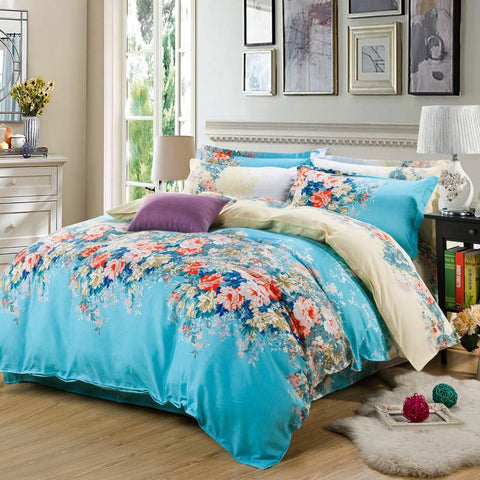 Victoria Quilt Cover Bedsheet Set-Home-Shoppy