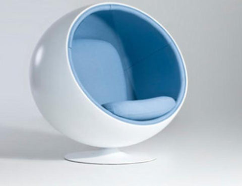 White Sphere Chair-Sofa Chair-Shoppy