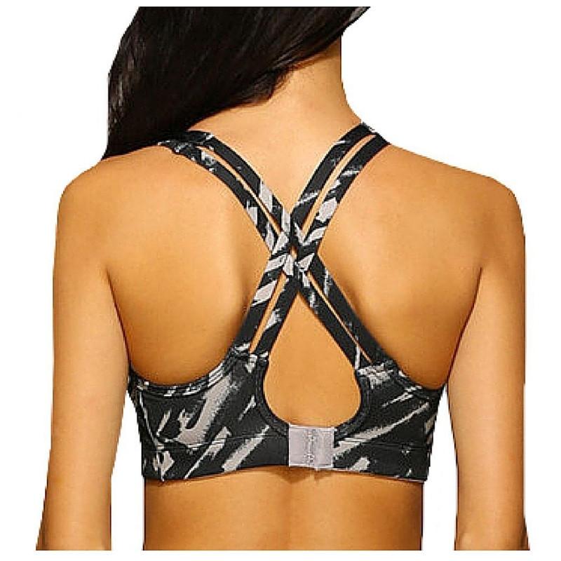 Lycra shock absorber fixed cup sports underwear gathered beauty back  fitness bra nude yoga vest - Chrmplx Store