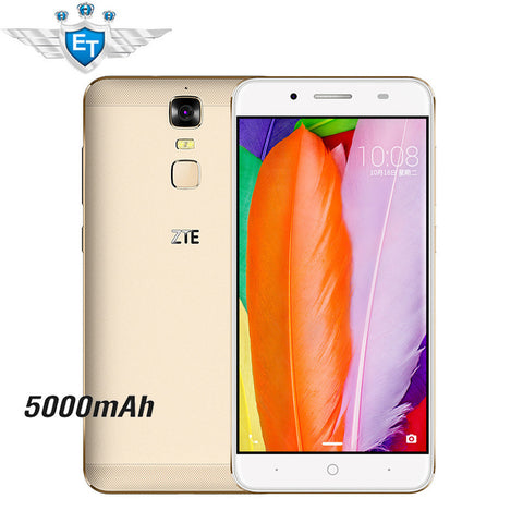 Original ZTE Blade A2 Plus 5.5" FHD 1920x1080 Octa Core 5000mAh Reverse Charge 3G RAM 32G ROM Android 6.0 Metal Body FingerPrint-Shoppy