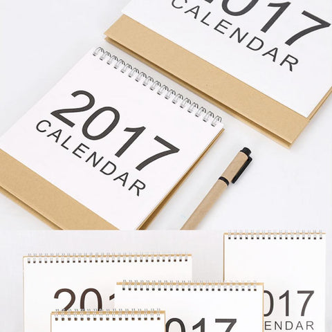 shoppy 2017 Table Calendar (2pcs)-Shoppy
