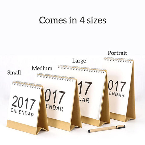 shoppy 2017 Table Calendar (2pcs)-Shoppy