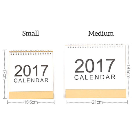 shoppy 2017 Table Calendar (2pcs)-Shoppy