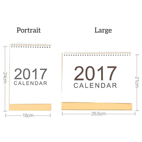 shoppy 2017 Table Calendar (2pcs)-Shoppy