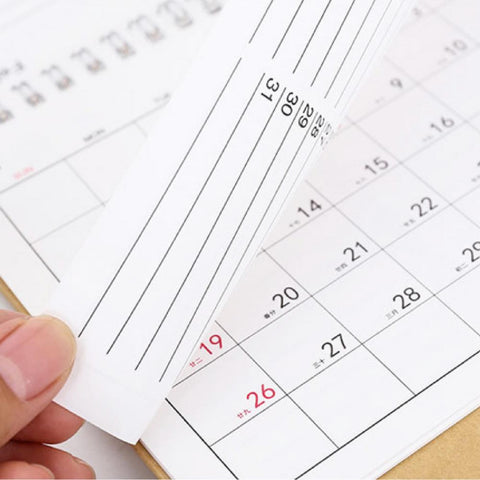 shoppy 2017 Table Calendar (2pcs)-Shoppy