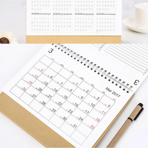 shoppy 2017 Table Calendar (2pcs)-Shoppy